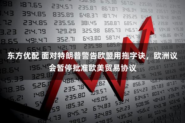 东方优配 面对特朗普警告欧盟用拖字诀，欧洲议会暂停批准欧美贸易协议