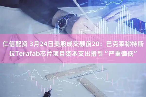 仁信配资 3月24日美股成交额前20：巴克莱称特斯拉Terafab芯片项目资本支出指引“严重偏低”