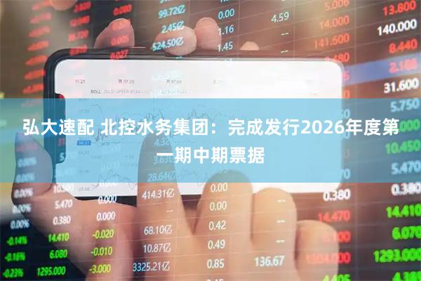 弘大速配 北控水务集团：完成发行2026年度第一期中期票据