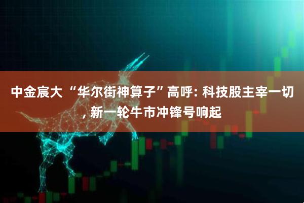 中金宸大 “华尔街神算子”高呼: 科技股主宰一切, 新一轮牛市冲锋号响起