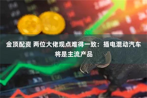 金顶配资 两位大佬观点难得一致：插电混动汽车将是主流产品