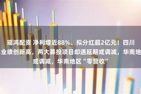瑶鸿配资 净利增近88%、拟分红超2亿元！四川黄金2025年业绩创新高，两大募投项目却遇延期或调减，华南地区“零营收”