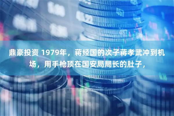 鼎豪投资 1979年,蒋经国的次子蒋孝武冲到机场,用手枪顶在国安局局长的肚子,