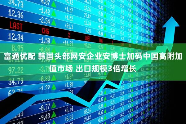 富通优配 韩国头部网安企业安博士加码中国高附加值市场 出口规模3倍增长