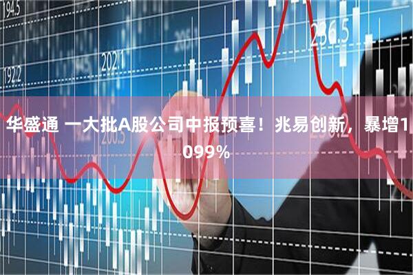 华盛通 一大批A股公司中报预喜！兆易创新，暴增1099%